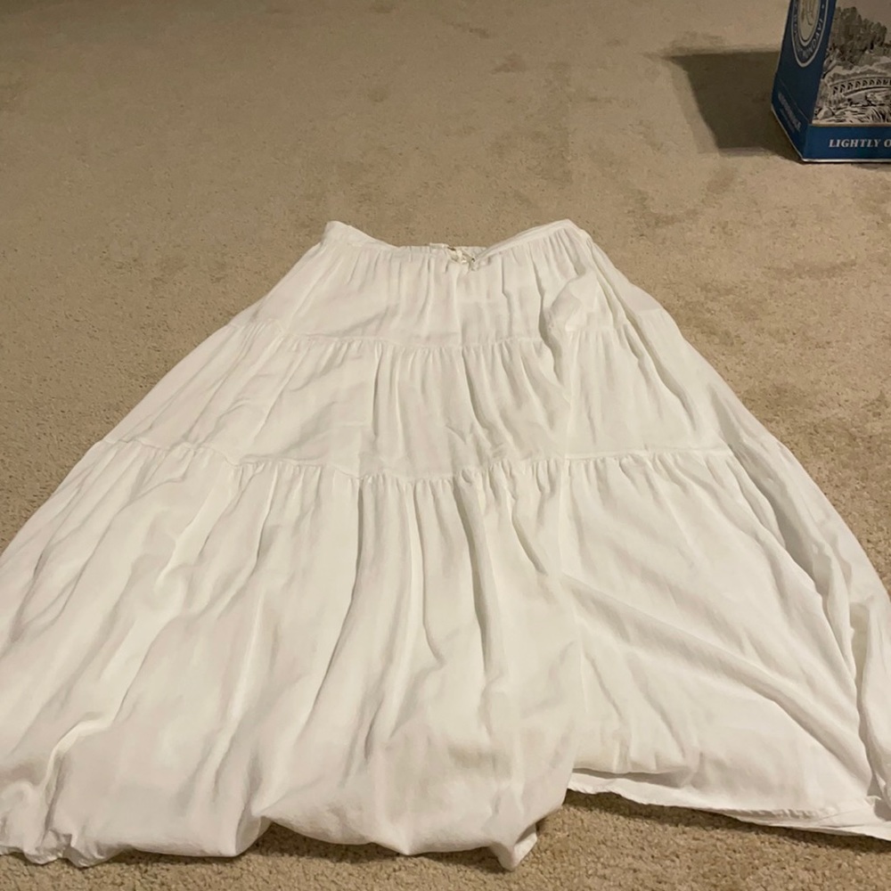 White skirt
